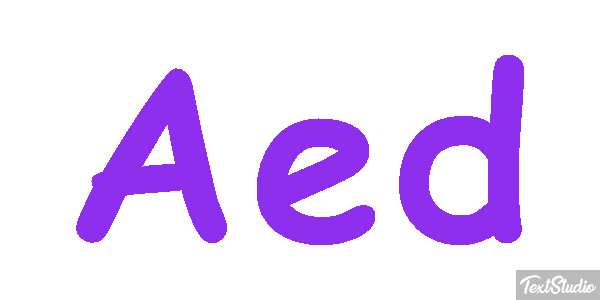 Aed テキスト効果