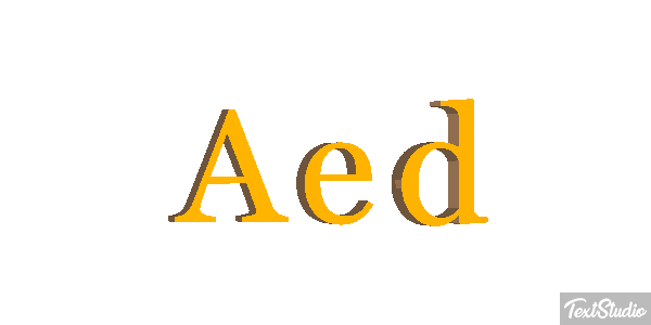 Aed テキスト効果