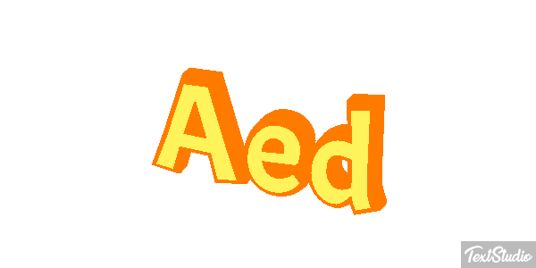 Aed テキスト効果