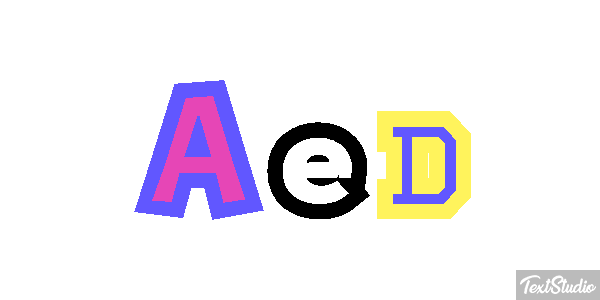 Aed テキスト効果