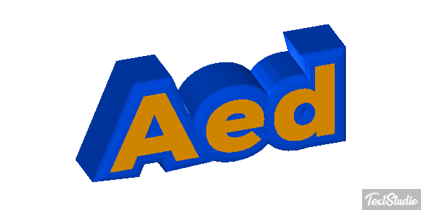 Aed テキスト効果