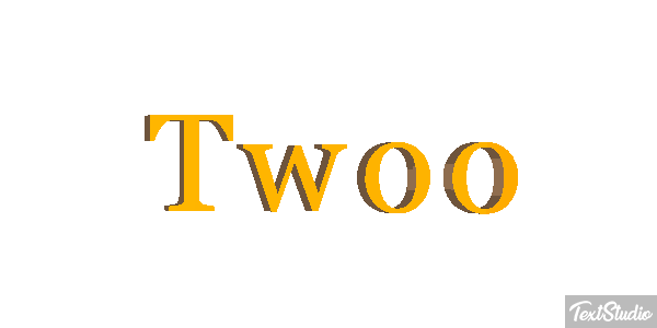 Twoo Efecto de texto
