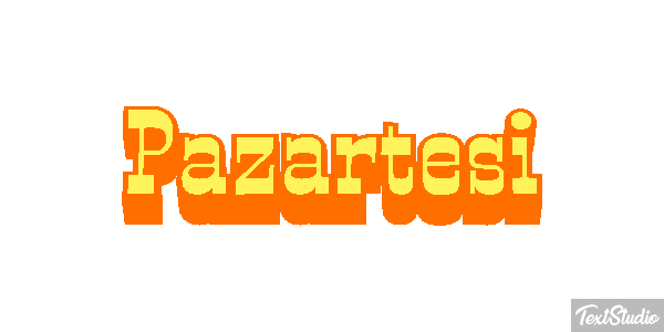 Pazartesi Metin efekti