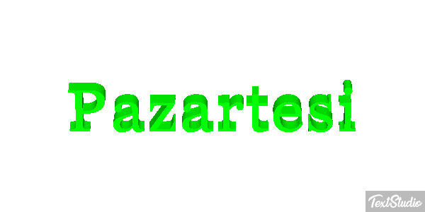 Pazartesi Metin efekti