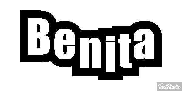 Benita Text effect