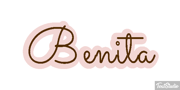 Benita Text effect