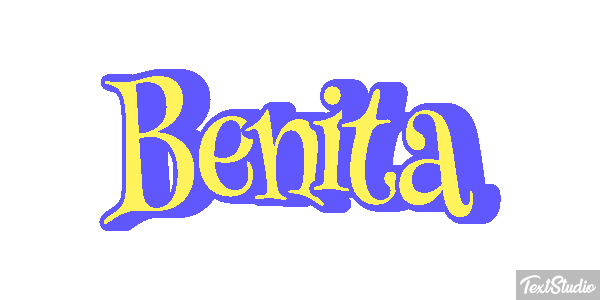 Benita Text effect