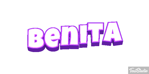 Benita Text effect