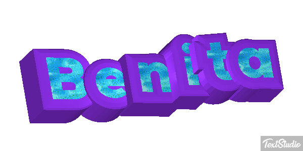 Benita Text effect