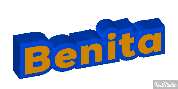 Benita Text effect