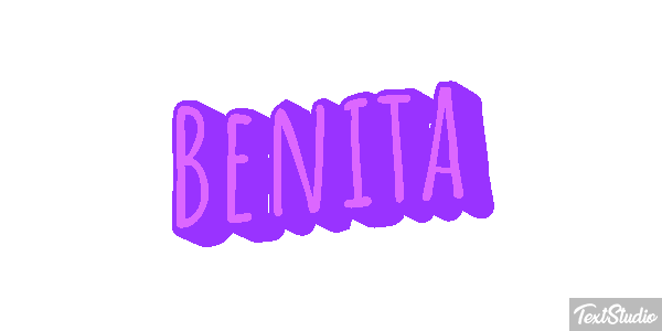 Benita Text effect