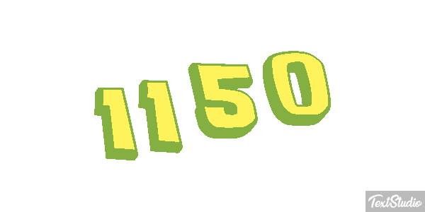 1150 Efeito do texto