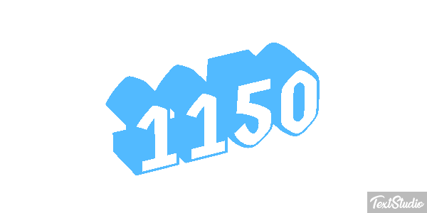1150 Efeito do texto