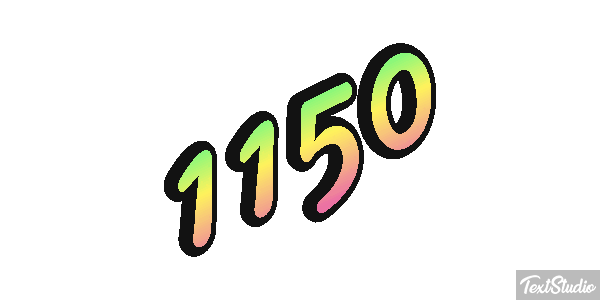 1150 Efeito do texto