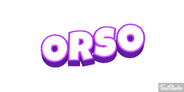 Orso Effetto testo