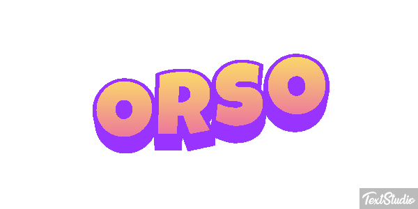 Orso Effetto testo