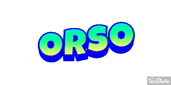Orso Effetto testo
