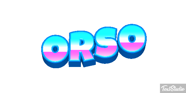 Orso Effetto testo