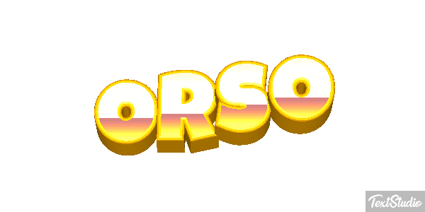 Orso Effetto testo