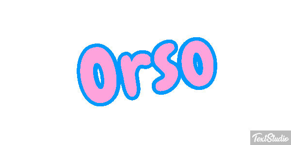 Orso Effetto testo