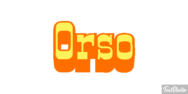 Orso Effetto testo
