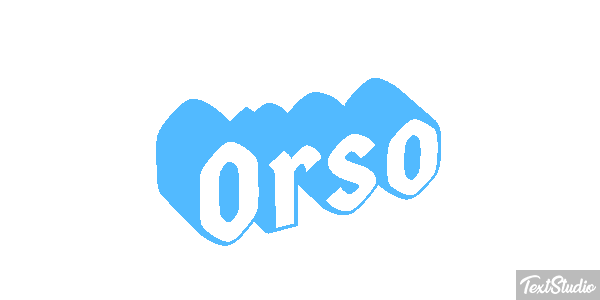 Orso Effetto testo