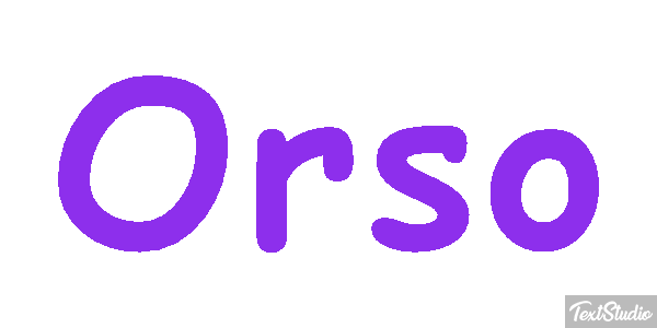 Orso Effetto testo