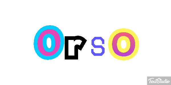 Orso Effetto testo