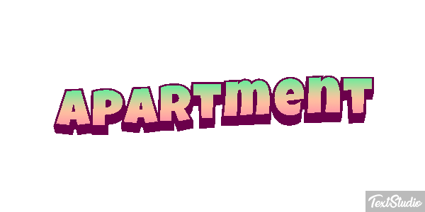 Apartment Text effect