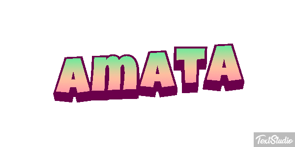 Amata Text effect