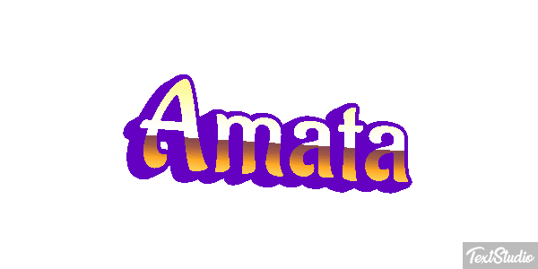 Amata Text effect