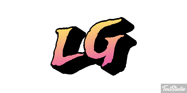 LG Текстовый эффект