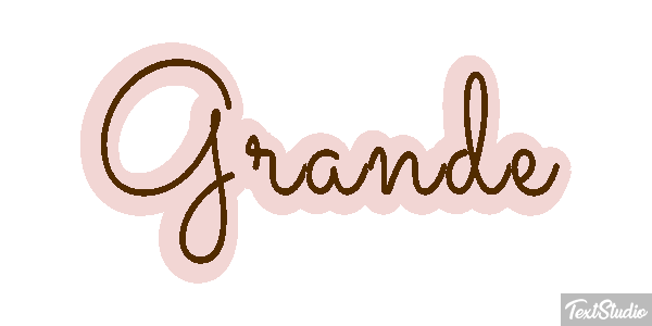 Grande Text effect