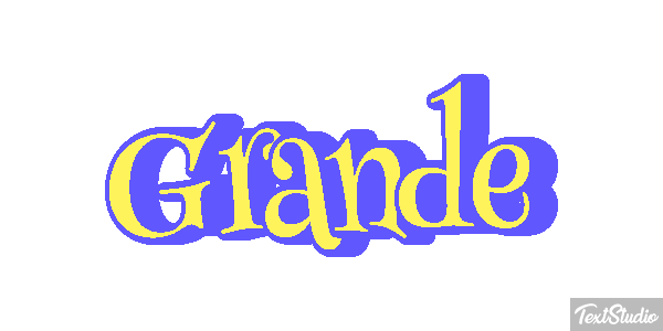 Grande Text effect