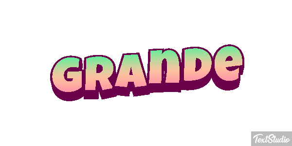 Grande Text effect