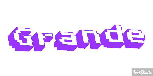 Grande Text effect