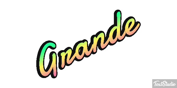 Grande Text effect