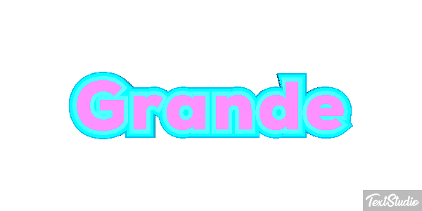 Grande Text effect