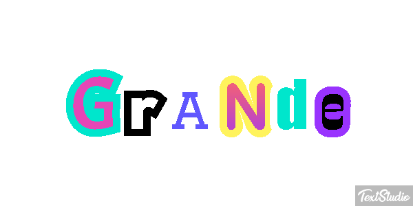 Grande Text effect