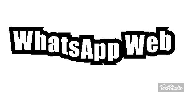 WhatsApp Web Text effect