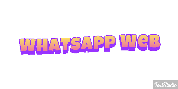WhatsApp Web Text effect