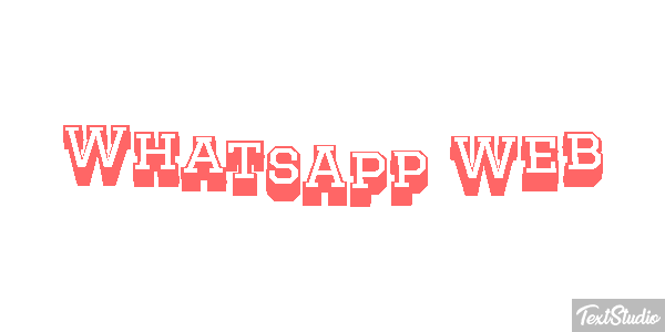 WhatsApp Web Text effect