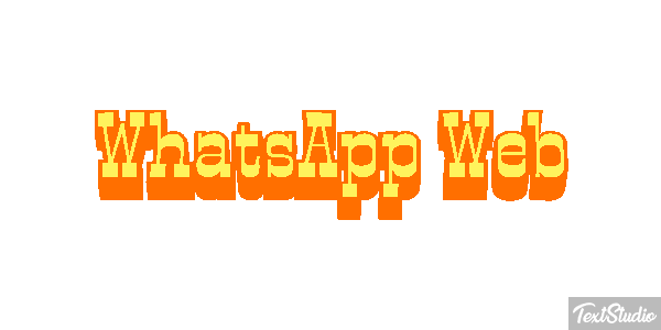 WhatsApp Web Text effect