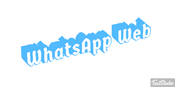 WhatsApp Web Text effect