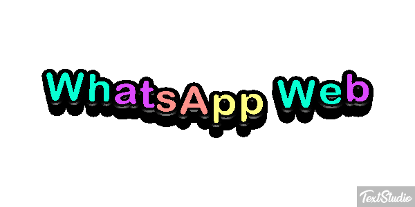 WhatsApp Web Text effect