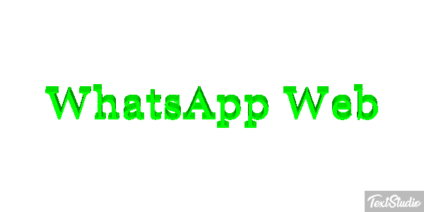 WhatsApp Web Text effect