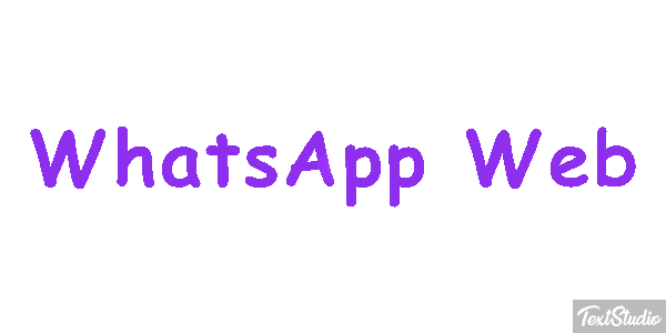 WhatsApp Web Text effect