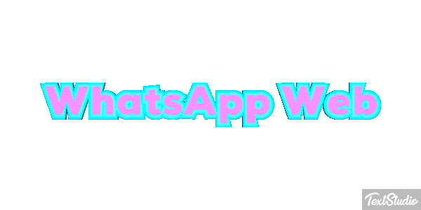 WhatsApp Web Text effect