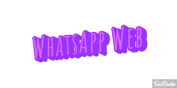 WhatsApp Web Text effect
