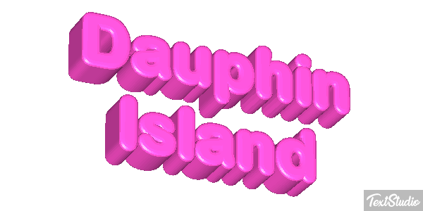 Dauphin Island Effetto testo